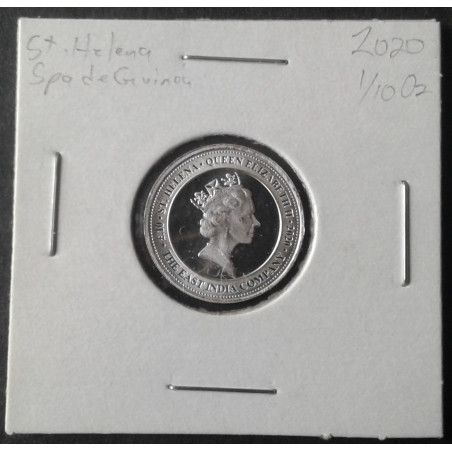 2020 1/10 Oz St. Helena Spade Guinea Obverse