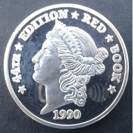 1990 1 Oz Whitman Red Book Obverse