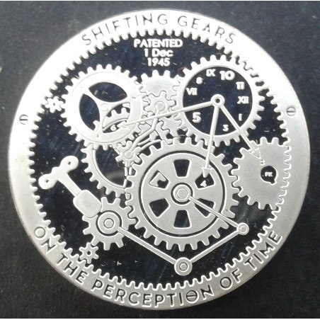 1 Oz Chautauqua Silver Works Time Series Shifting Gears Obverse