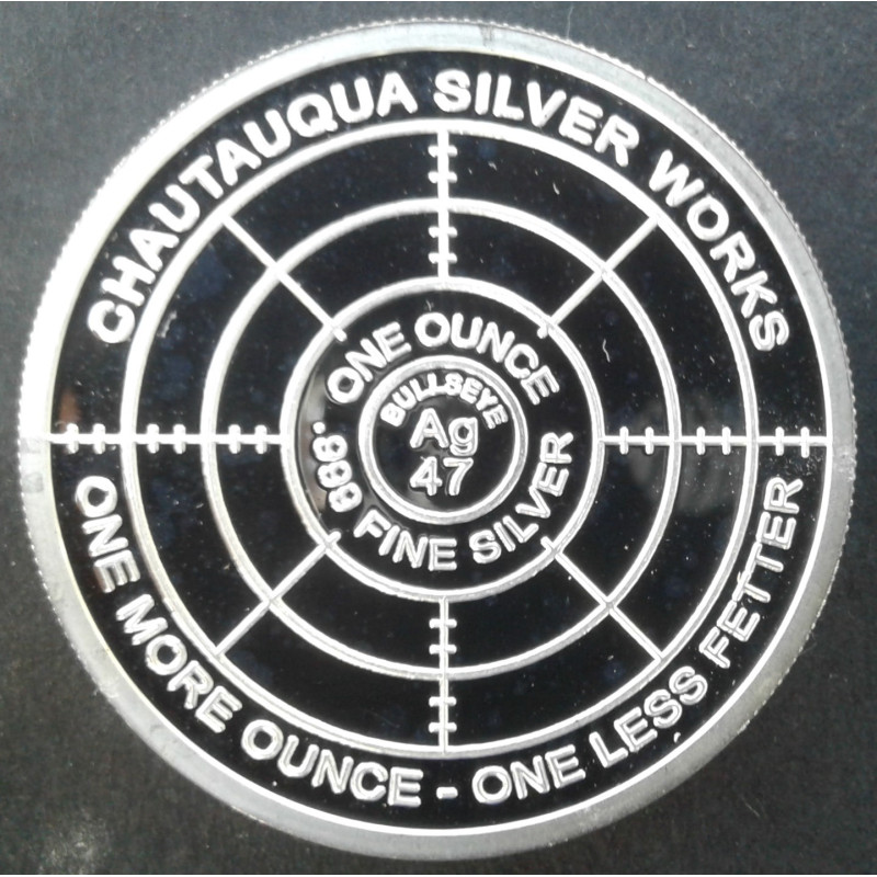1 Oz Chautauqua Silver Works Time Series Perpetual Reverse