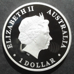 2015 1 Oz Australian Wildlife Crocodile Proof Obverse