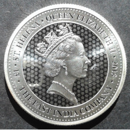 2018 1 Oz St. Helena Spade Guinea Obverse