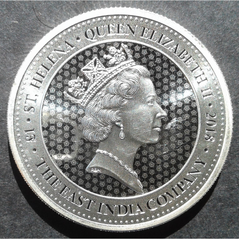 2018 1 Oz St. Helena Spade Guinea Obverse