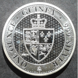 2018 1 Oz St. Helena Spade Guinea Reverse