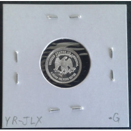 1 Gram Seated Liberty Replica Reverse