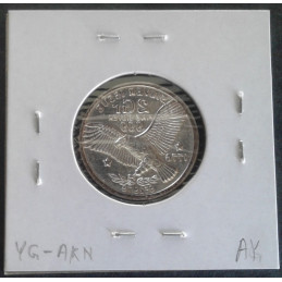 1976 2 Gram Eagle Bicentennial Reverse