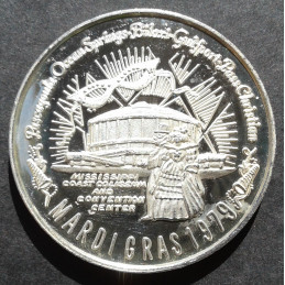1979 1 Oz Gulf Coast Carnival Association Doubloon Obverse