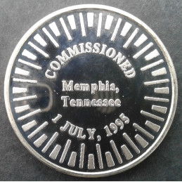 1995 1 Oz USS Whirlwind Commissioning Reverse