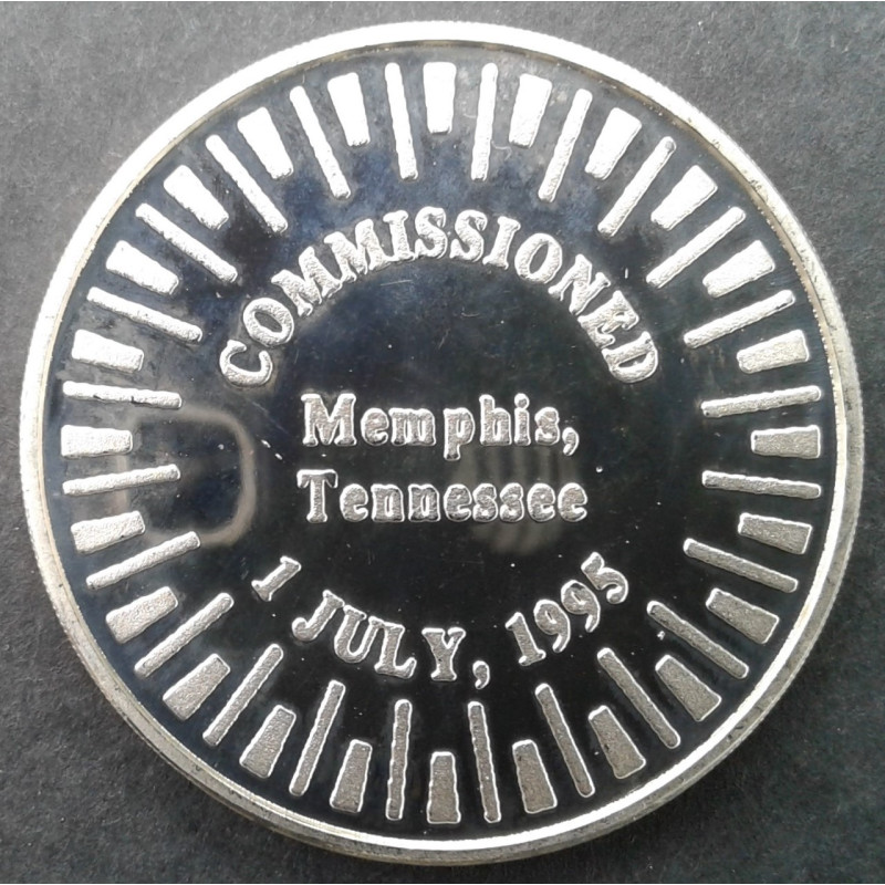 1995 1 Oz USS Whirlwind Commissioning Reverse