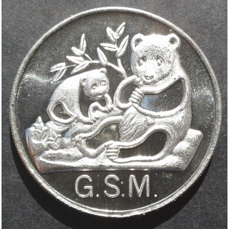 1 Oz Golden State Mint Panda Reverse