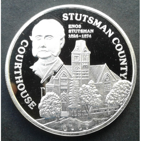 1983 1 Oz Stutsman Centennial Obverse