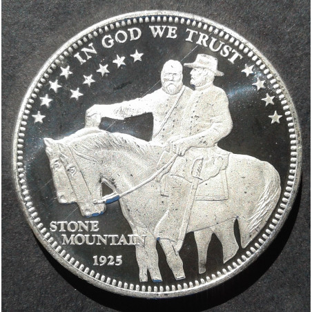1 Oz National Collectors Mint Stone Mountain Replica Obverse