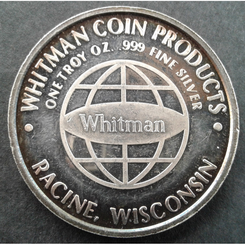 1993 1 Oz Whitman Blue Book Reverse