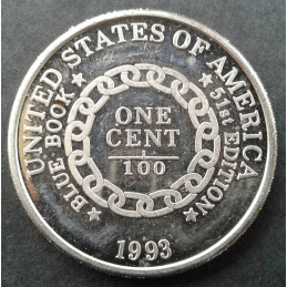 1993 1 Oz Whitman Blue Book Obverse