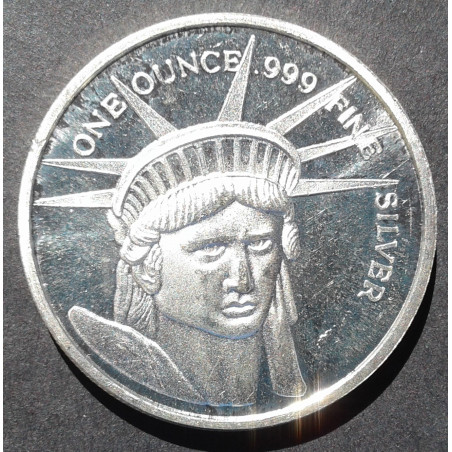 1 Oz Statue of Liberty Poem Obverse