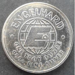 1983 1 Oz Engelhard Prospector Reverse