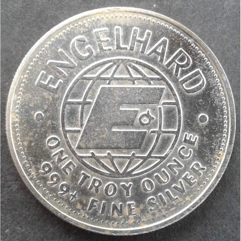 1983 1 Oz Engelhard Prospector Reverse