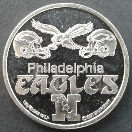 1993 1 Oz Enviromint Philadelphia Eagles NFL Reverse