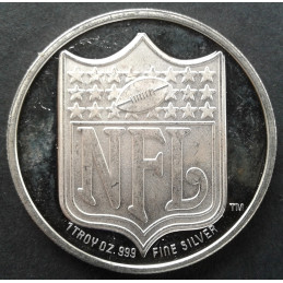 1993 1 Oz Enviromint Philadelphia Eagles NFL Obverse