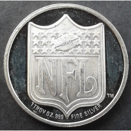 1993 1 Oz Enviromint Atlanta Falcons NFL Obverse
