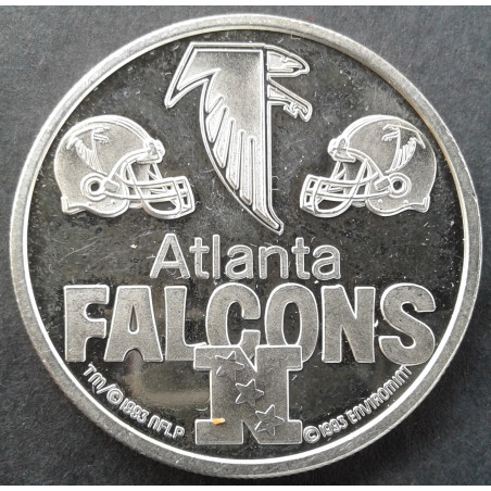 1993 1 Oz Enviromint Atlanta Falcons NFL Reverse