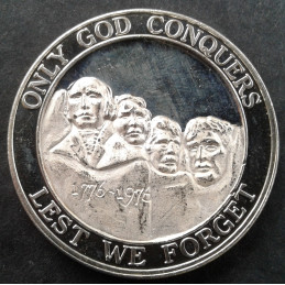 1 Oz TenTex Mount Rushmore Obverse