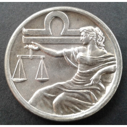 1983 1 Oz TenTex Libra Obverse