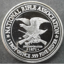 2019 1 Oz Highland Mint NRA Reverse