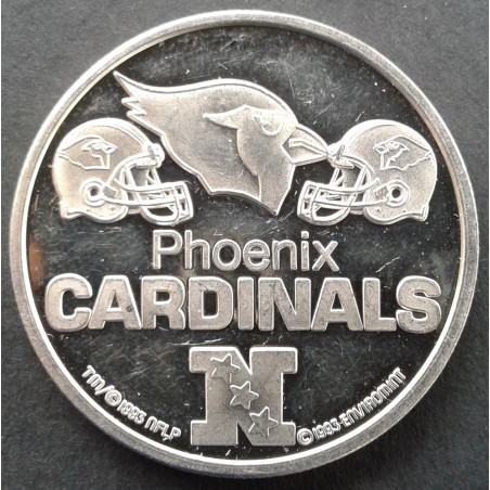 1993 1 Oz Enviromint Phoenix Cardinals NFL Reverse