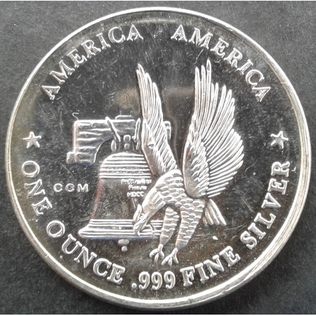 1 Oz California Crown Mint Eagle/Trade Obverse