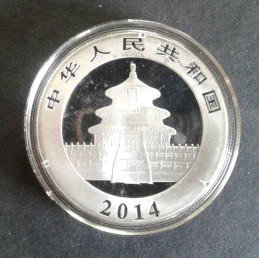 2014 1 Oz Chinese Panda Reverse