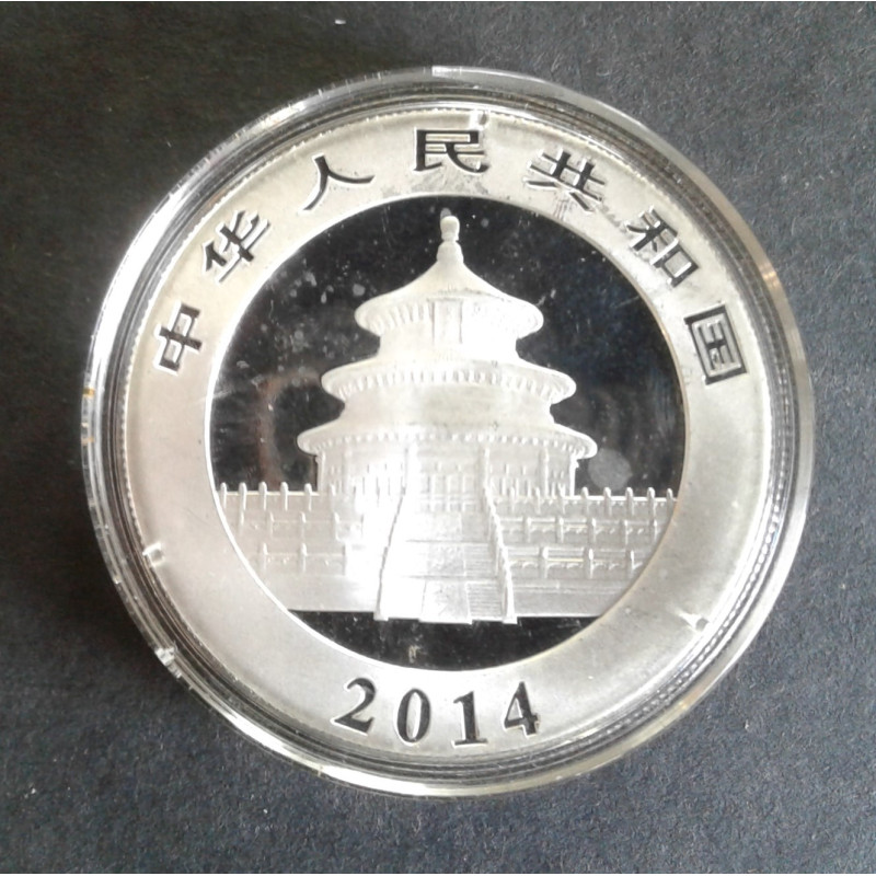 2014 1 Oz Chinese Panda Reverse