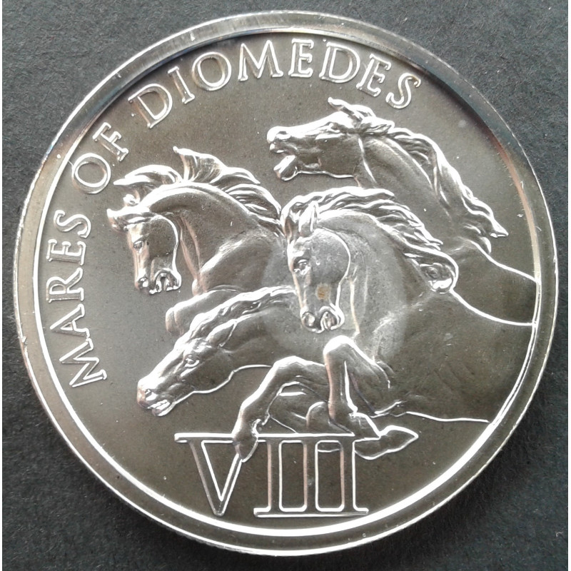 1 Oz Provident Metals Hercules Mares of Diomedes Obverse