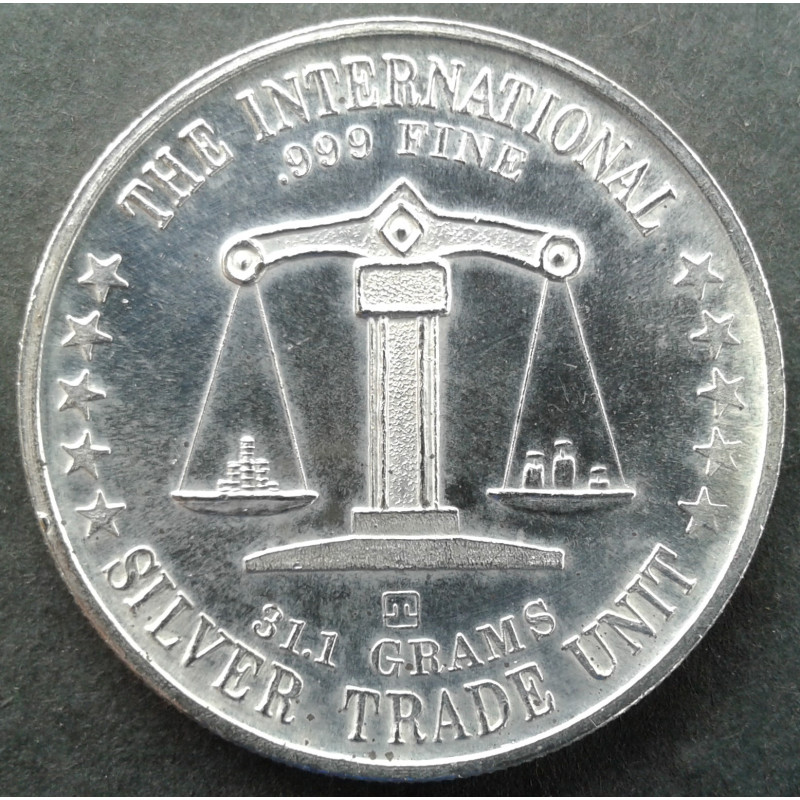 1 Oz TenTex Statue of Liberty Reverse