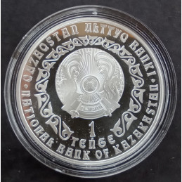 2021 1 Oz Kazakhstan Snow Leopard [Irbis] Reverse