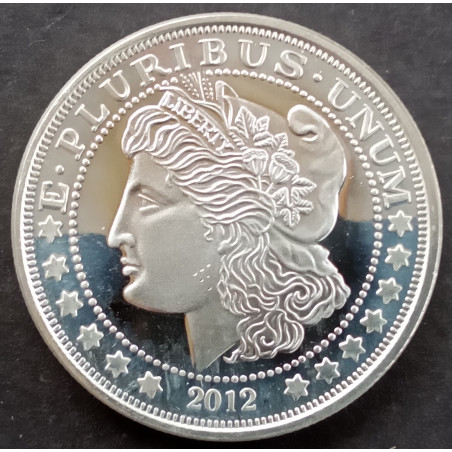 2012 1 Oz SilverTowne Morgan\Eagle Obverse