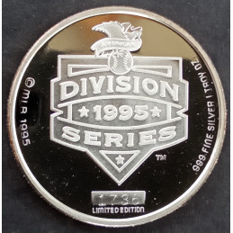 1995 1 Oz Enviromint Mariners AL Champions Reverse
