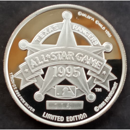 1995 1 Oz Enviromint Edgar Martinez Reverse