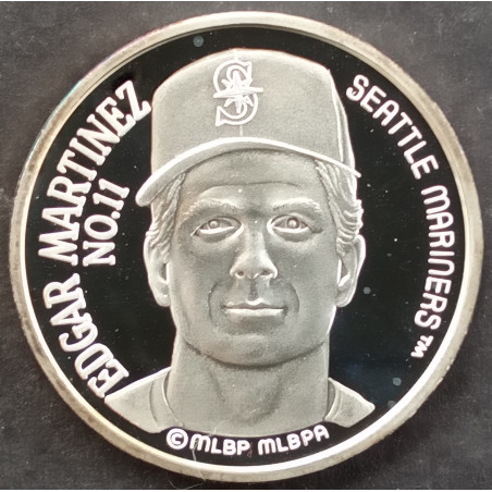 1995 1 Oz Enviromint Edgar Martinez Obverse