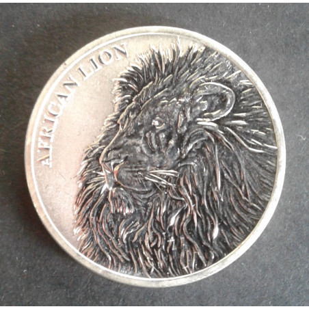 2018 1 Oz Chad Lion Obverse