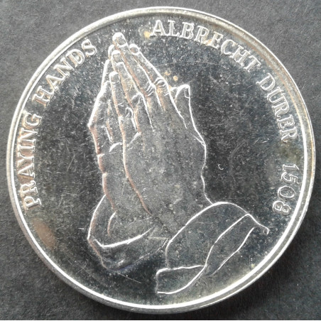 1 Oz  Sunshine Mint Albrecht Durer Praying Hands Obverse