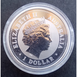 2001 1 Oz Australian Lunar Series 1 [Snake] Obverse