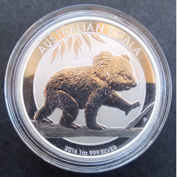 2016 1 Oz Australian Koala Reverse