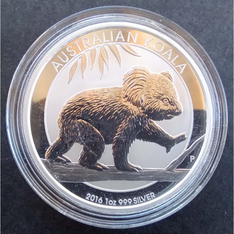 2016 1 Oz Australian Koala Reverse