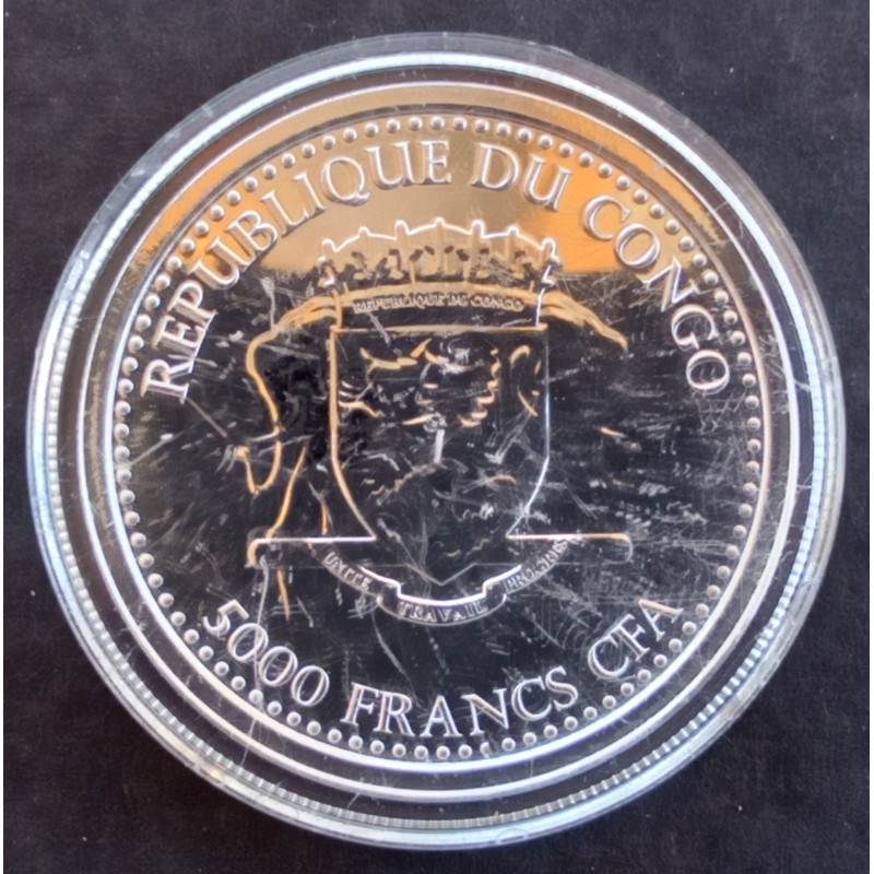 2017 1 Oz Congo Gorilla Colorized Reverse