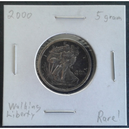 2000 5 Gram ASE Replica Obverse