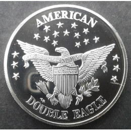 1984 1 Oz Olde New England Mint Double Eagle Reverse