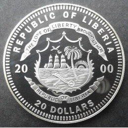 2000 20 Gram American Mint Wright Brothers Reverse