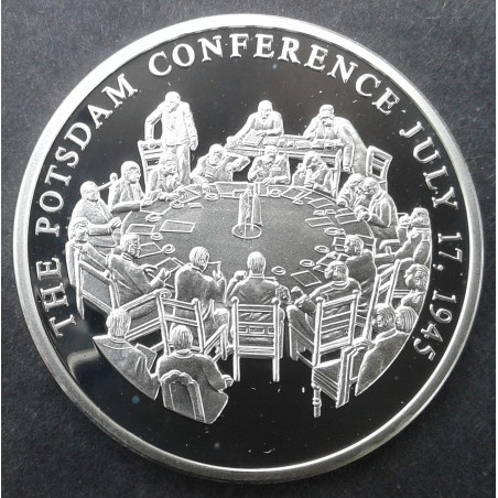 2001 20 Gram American Mint WWII Potsdam Obverse