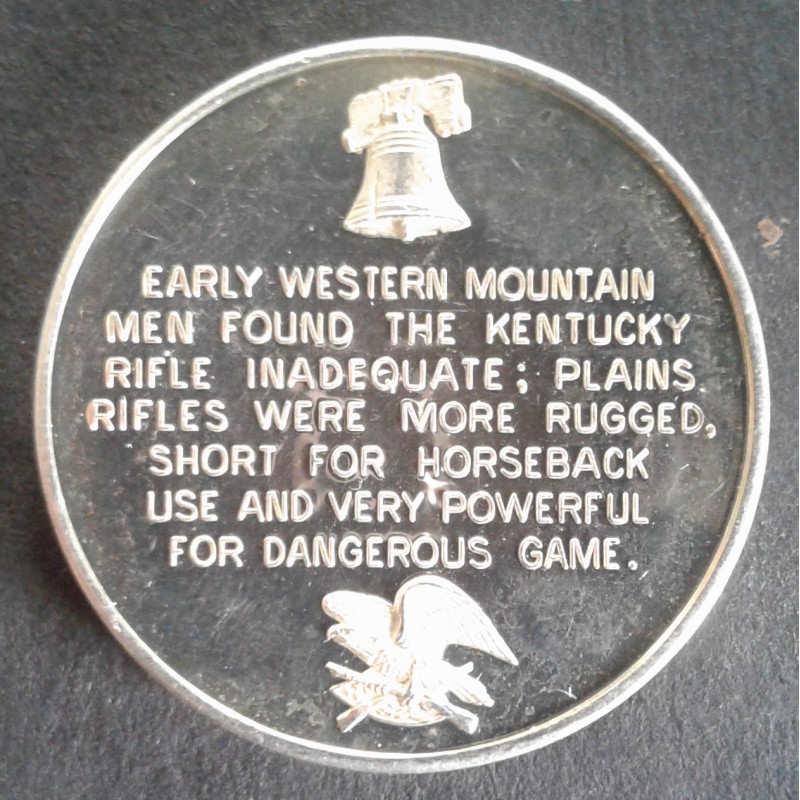 20 Gram International Mint Nation of Rifleman Hawken Reverse